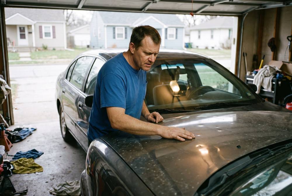 Inspecting hail damage