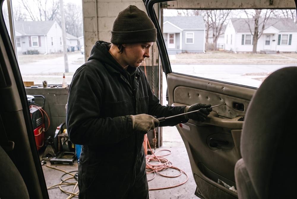 Pushing dents out